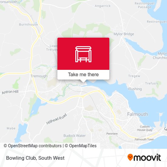 Bowling Club map