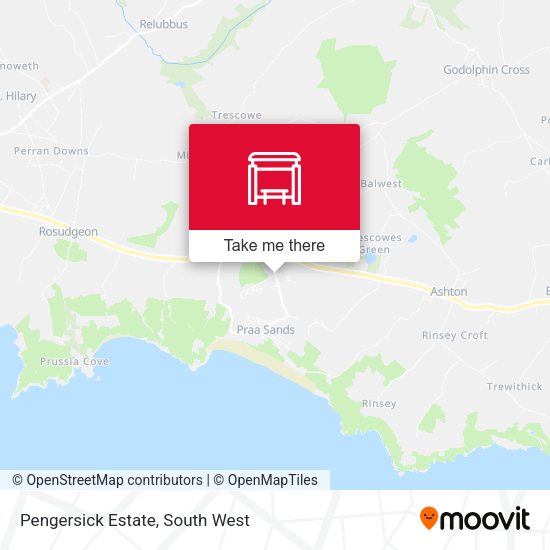 Pengersick Estate map