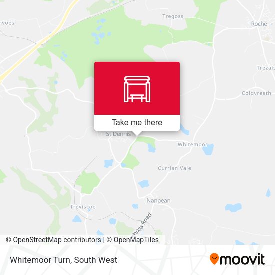 Whitemoor Turn map