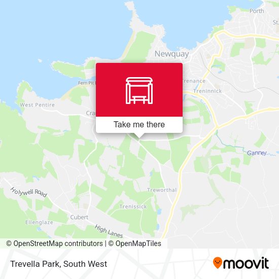 Trevella Park map