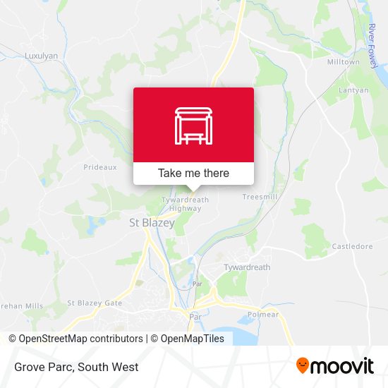Grove Parc map