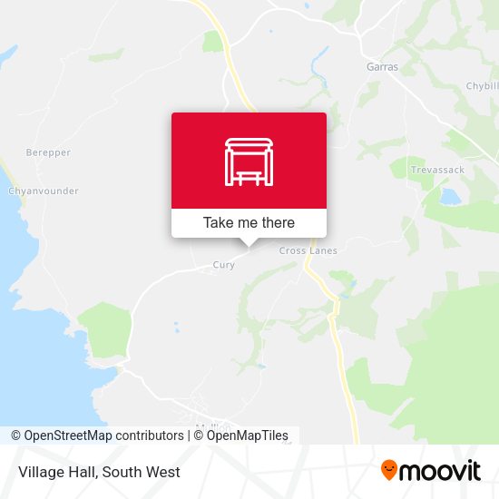 Village Hall map