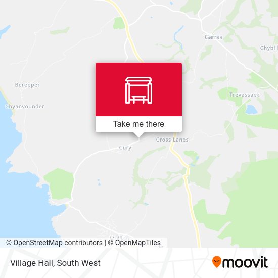 Village Hall map