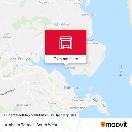 Arnheim Terrace map