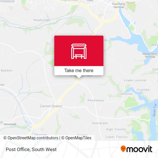 Post Office map