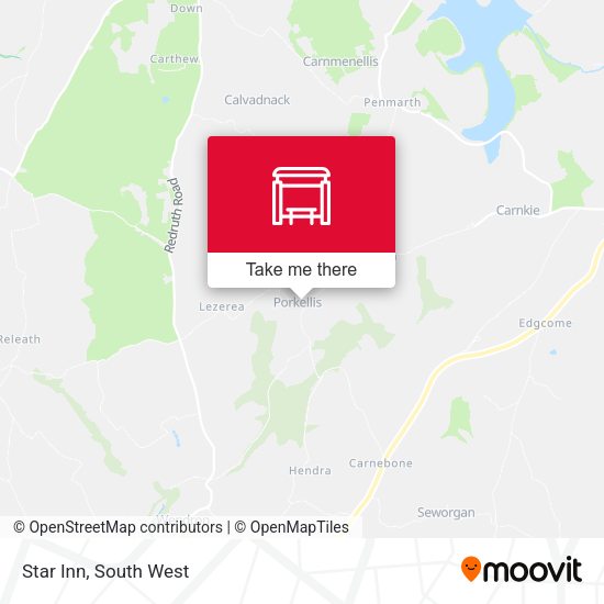 Star Inn map