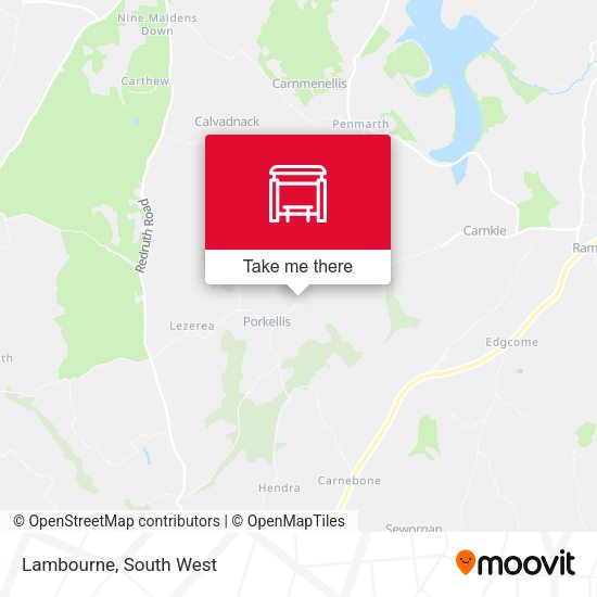 Lambourne map