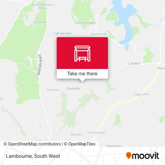 Lambourne map