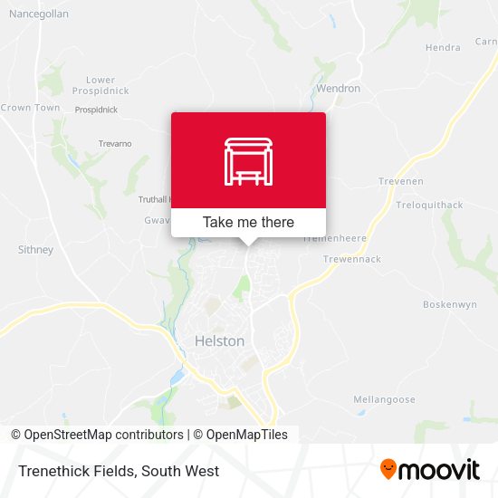 Trenethick Fields map