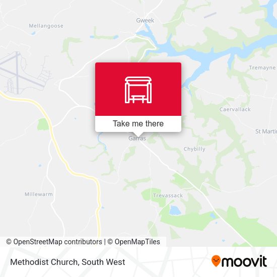 Methodist Church map