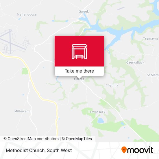 Methodist Church map