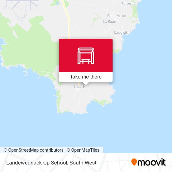 Landewednack Cp School map