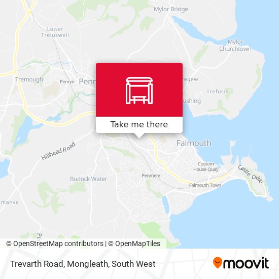 Trevarth Road, Mongleath map