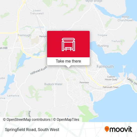 Springfield Road map