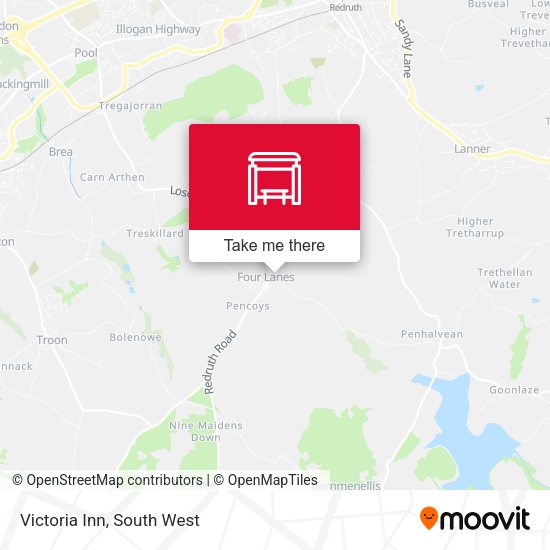 Victoria Inn map