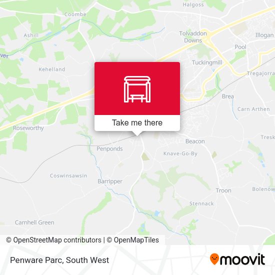 Penware Parc map