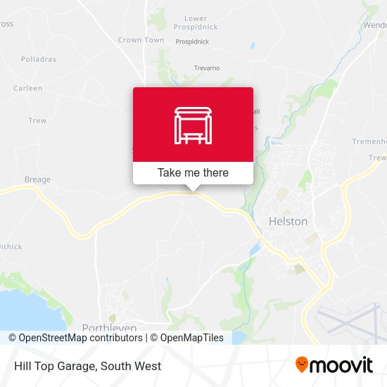 Hill Top Garage map