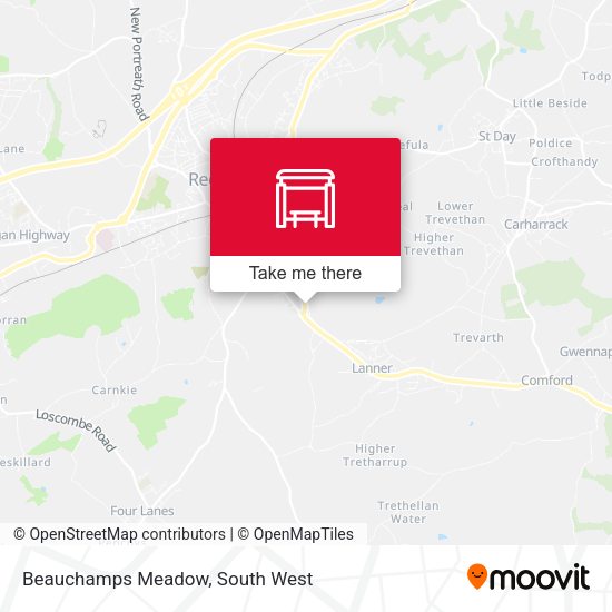 Beauchamps Meadow map