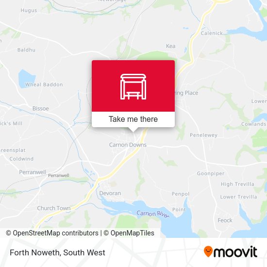 Forth Noweth map