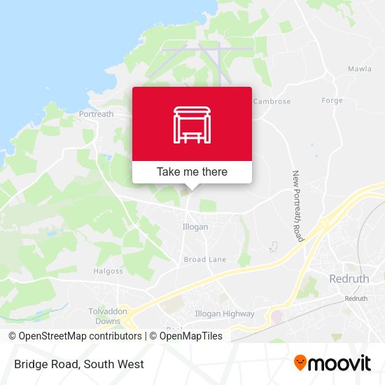 Bridge Road map