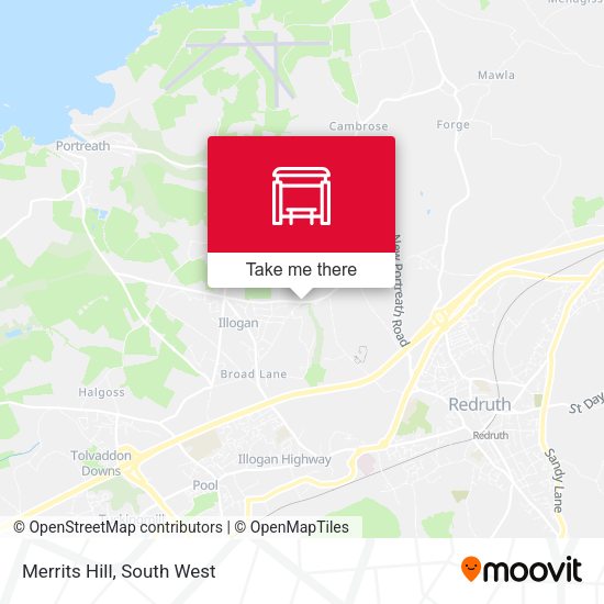 Merrits Hill map