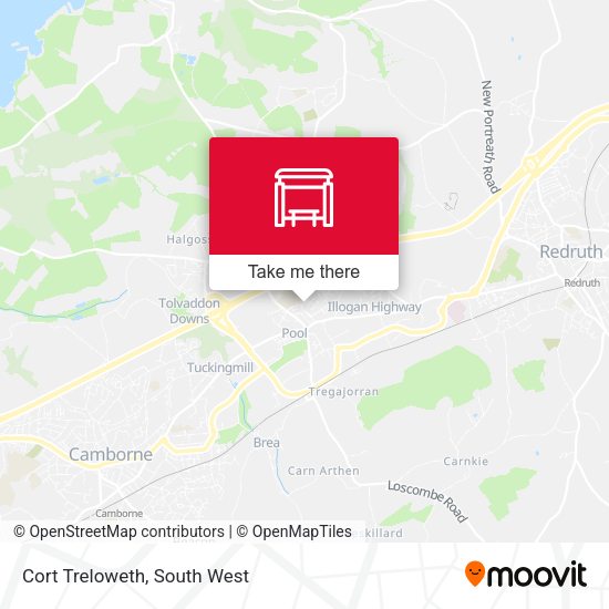 Cort Treloweth map