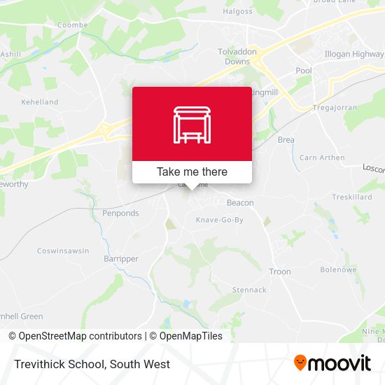 Trevithick School map