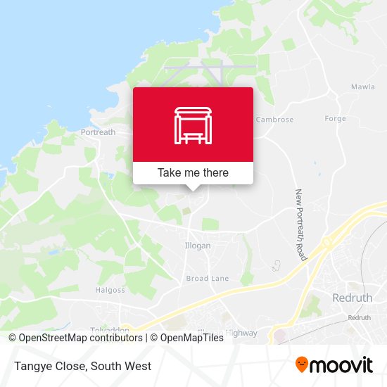 Tangye Close map
