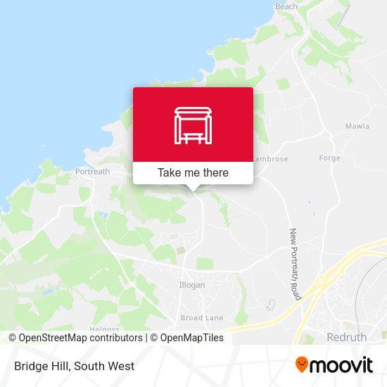 Bridge Hill map