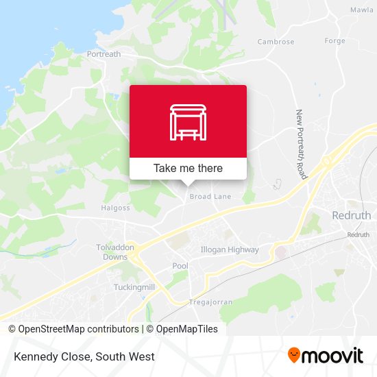 Kennedy Close map