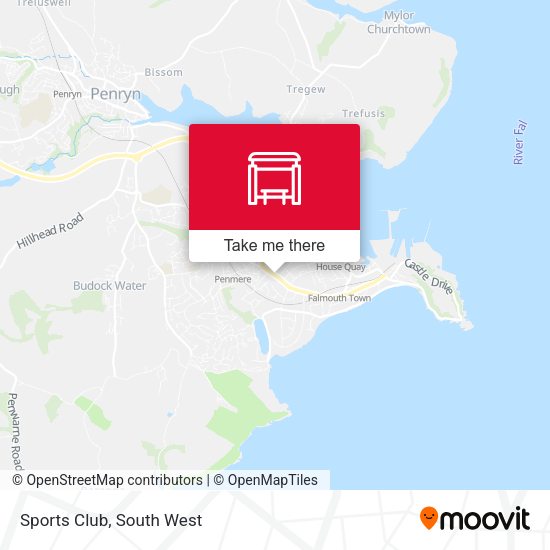 Sports Club map