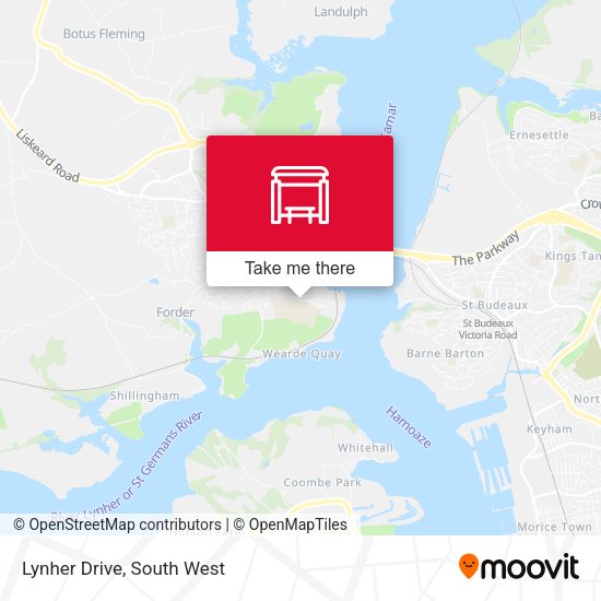 Lynher Drive map