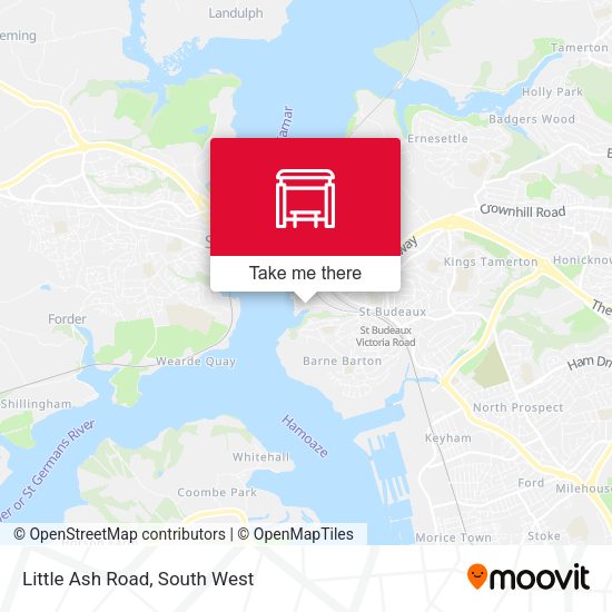 Little Ash Road map