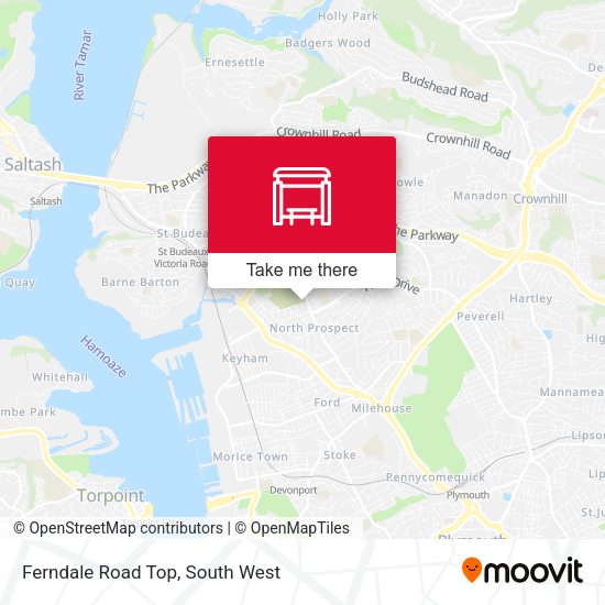 Ferndale Road Top map