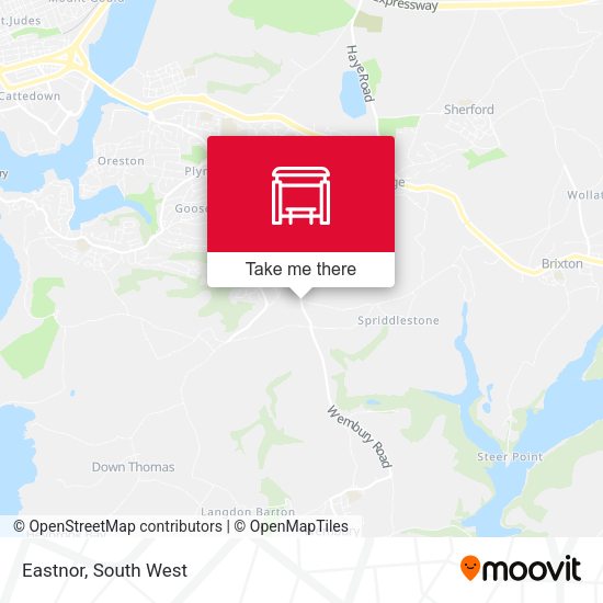 Eastnor map