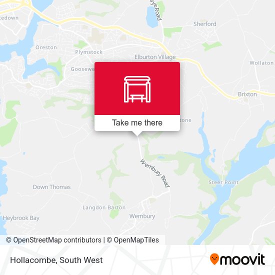 Hollacombe map