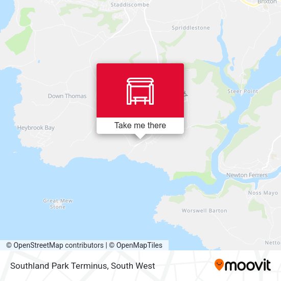 Southland Park Terminus map