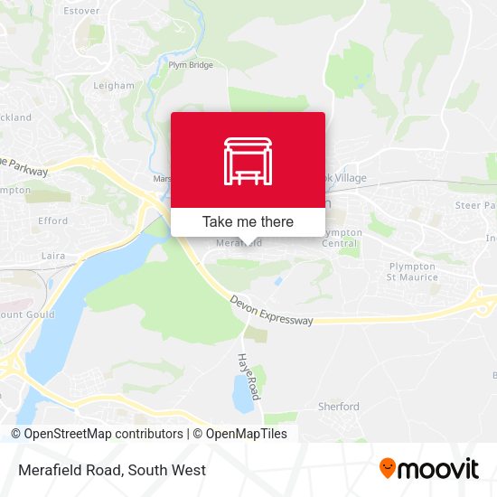 Merafield Road map