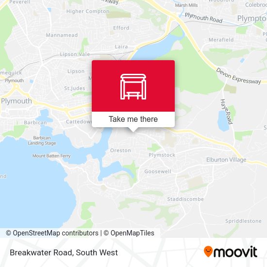 Breakwater Road map