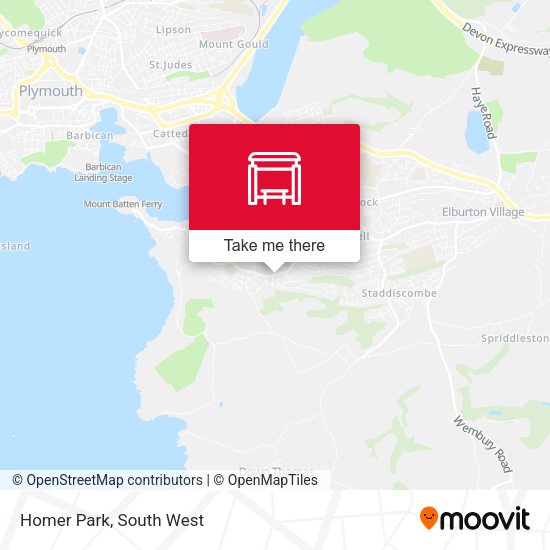 Homer Park map