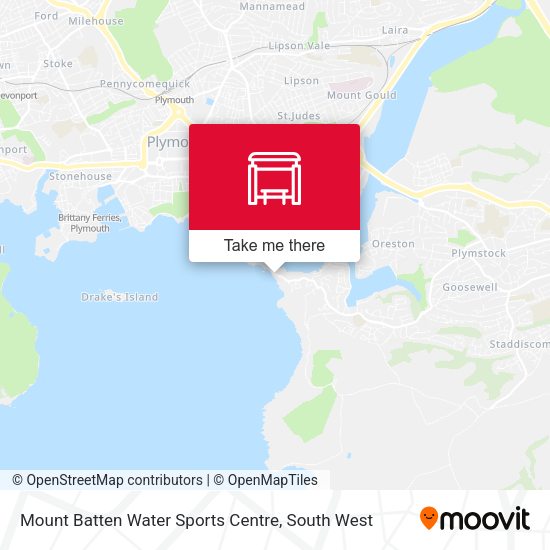 Mount Batten Water Sports Centre map