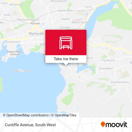 Cunliffe Avenue map