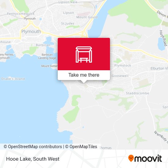 Hooe Lake map