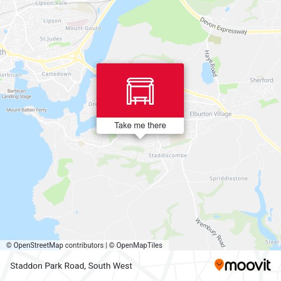Staddon Park Road map