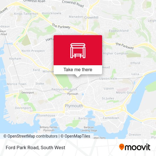 Ford Park Road map