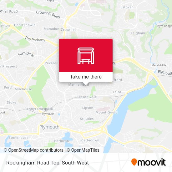 Rockingham Road Top map
