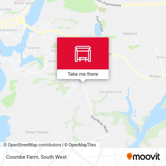 Coombe Farm map