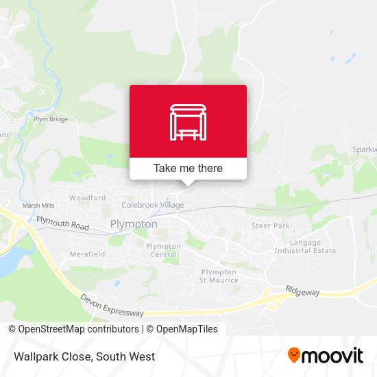 Wallpark Close map