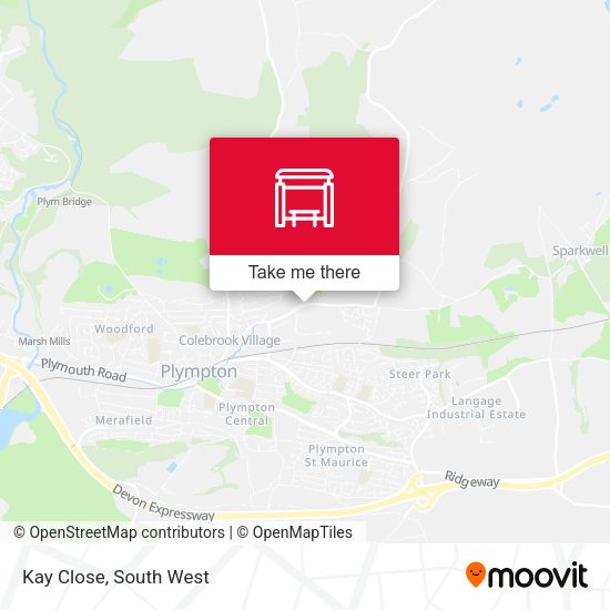 Kay Close map