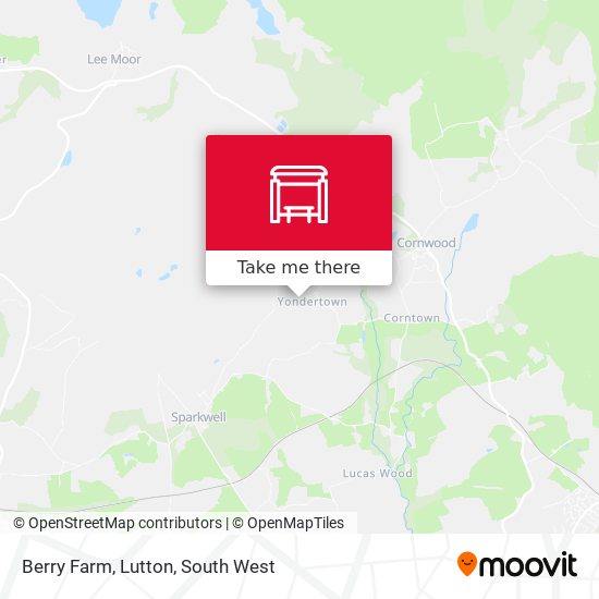 Berry Farm, Lutton map